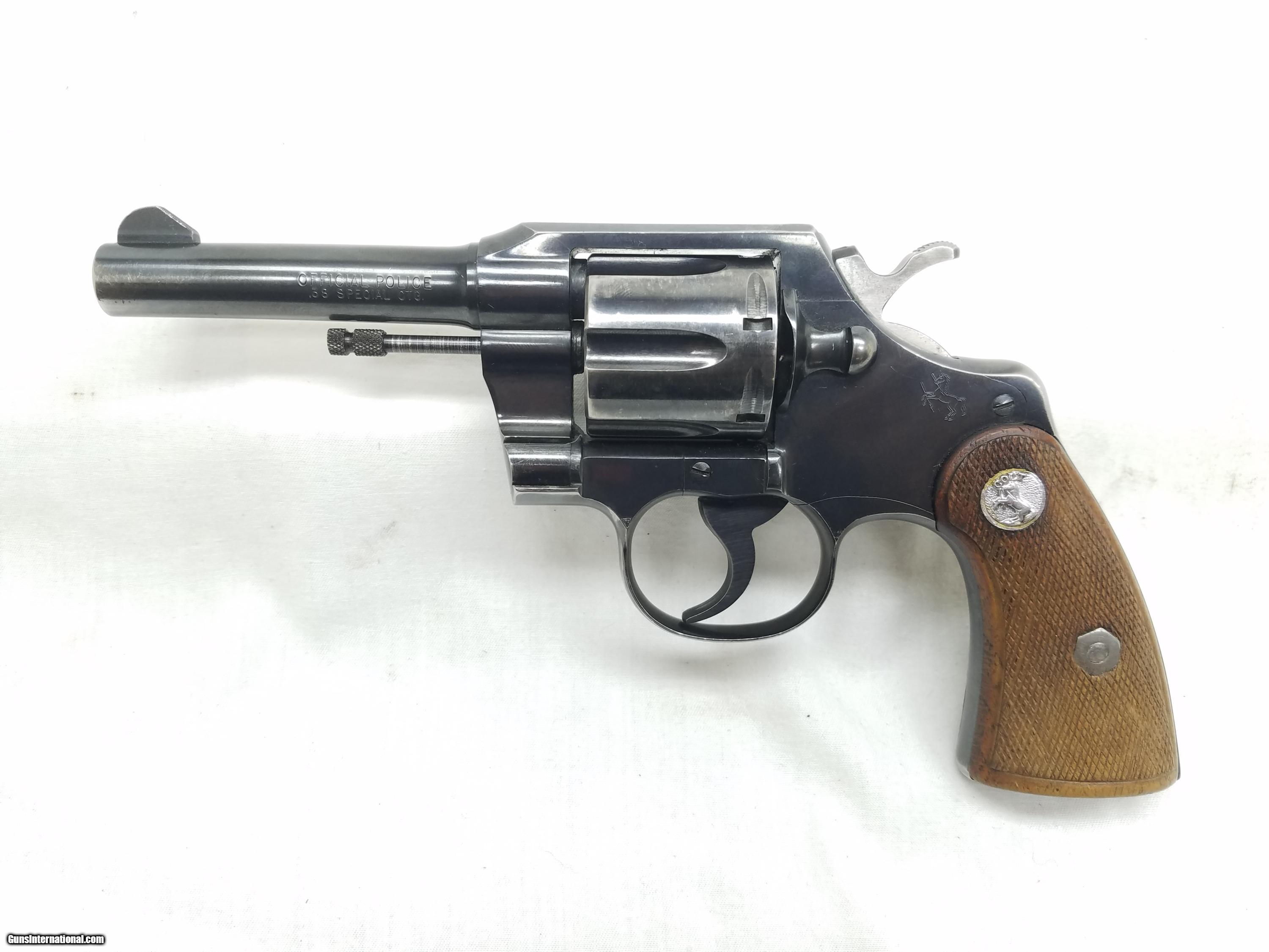 1962 Colt Official Police 38 Special Revolver Stk A064 7493