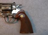Colt Python 357 Magnum Revolver Nickel 4" Barrel - 3 of 15
