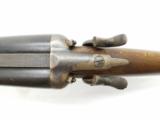 Double Hammer Underlever Shotgun 12 Ga by Husqvarna Vapenfabriks Stk #A142 - 8 of 11