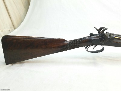 Original Westley Richards 12 guage “Crab Knuckle” Pinfire Conversion Arms Stk #A229 - Image 7 of 8
