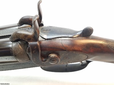 Original Westley Richards 12 guage “Crab Knuckle” Pinfire Conversion Arms Stk #A229 - Image 5 of 8