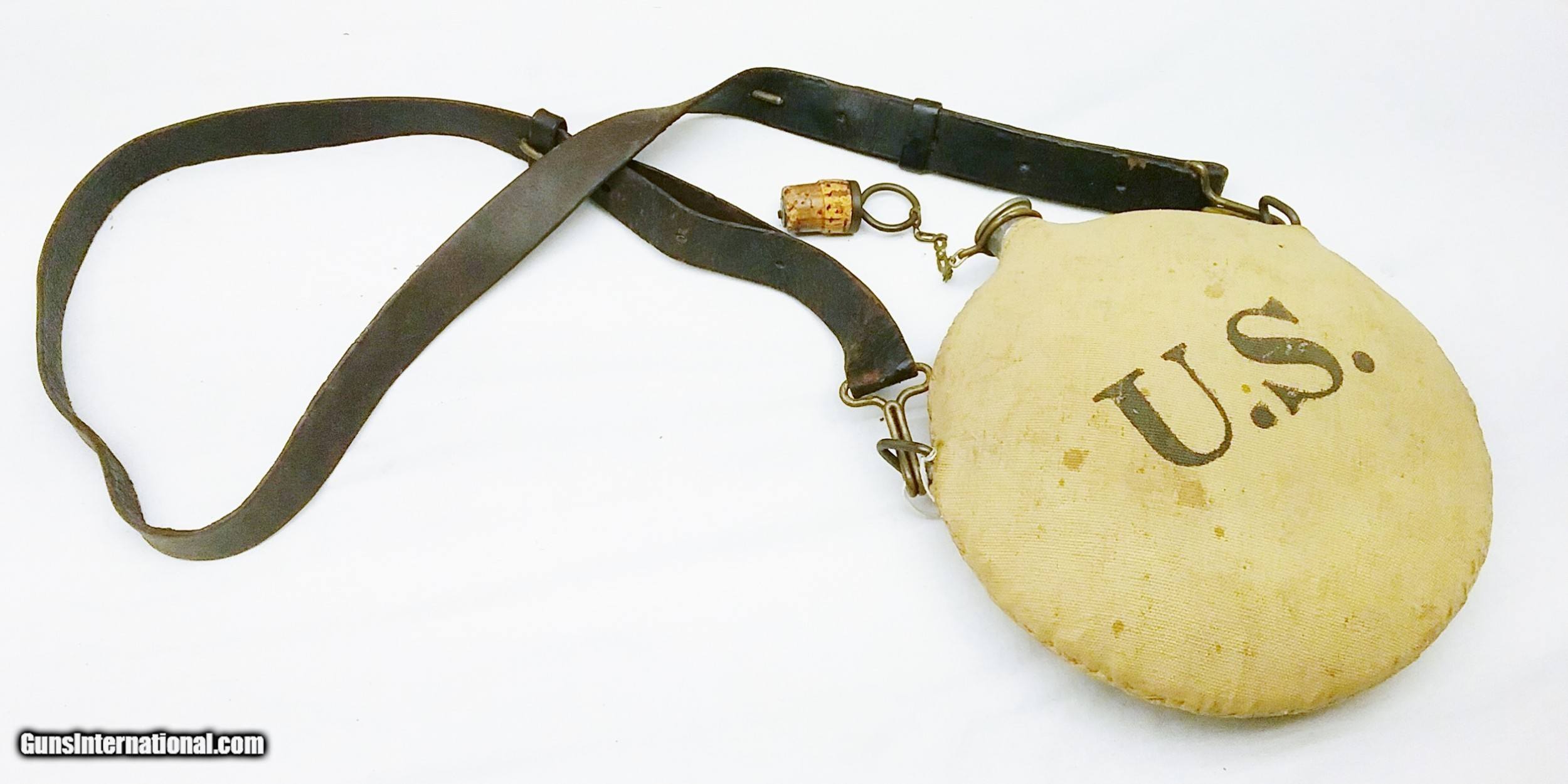 Vintage Canteen Spanish American War Stk A659