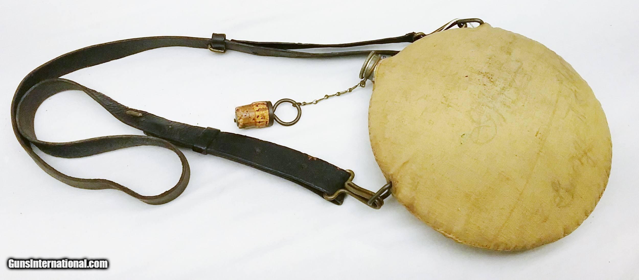 Vintage Canteen Spanish American War Stk A659