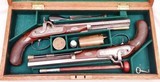 Original - Half Stock - Cased Pair - Percussion - 58Cal Made by H Nock - London Stk# P-96-92 - 2 of 16
