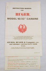 Ruger – Model 10/22 – 1980 Manufacture – NIB – 22LR – Stk #C123 - 12 of 14