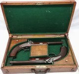 Cased Target - Germanic Half Stock Pistol Set - .38 Cal – Made By G F Stomer – Stk# P-33-77