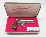 Derringer – American Derringer - .45Colt/410 – STK# C516 - 1 of 6