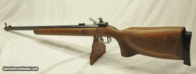 Target Rifle – Light Bench/Off Hand – 45 Cal – Flint Lock – Maker Unknown # P-84-24
 