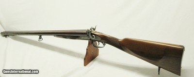 Double barrel 10 gauge Pedersoli percussion black powder shotgun