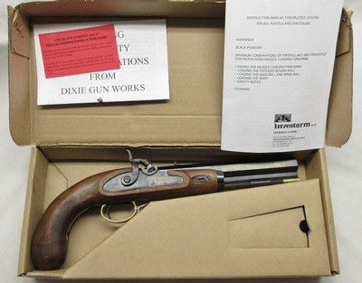 Plains Pistol - .45 Cal - Percussion - Investarms for Dixie Gun Works - STK# P-37-33