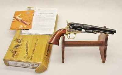 1862 - Colt - Pocket Police - Steel Frame - 36 Caliber - Uberti for Cimarron - Stk# P-37-62 - Image 1 of 9
