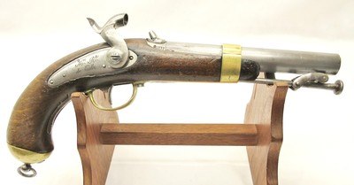 Original - French - Marine - Navel - Pistol - Percussion - 62 Cal - Mre Rle de Culle - Stk# P-35-88 - Image 1 of 19