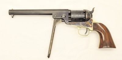 1851 - Colt - Navy - Steel Frame - 36 Caliber - Uberti - Stk# P-38-64 - Image 7 of 9