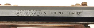 Underhammer - Hopkins & Allen - Off-Hand - Percussion - 45 Caliber - Customized - Ken Ludwig - Stk# P-38-49 - Image 4 of 23