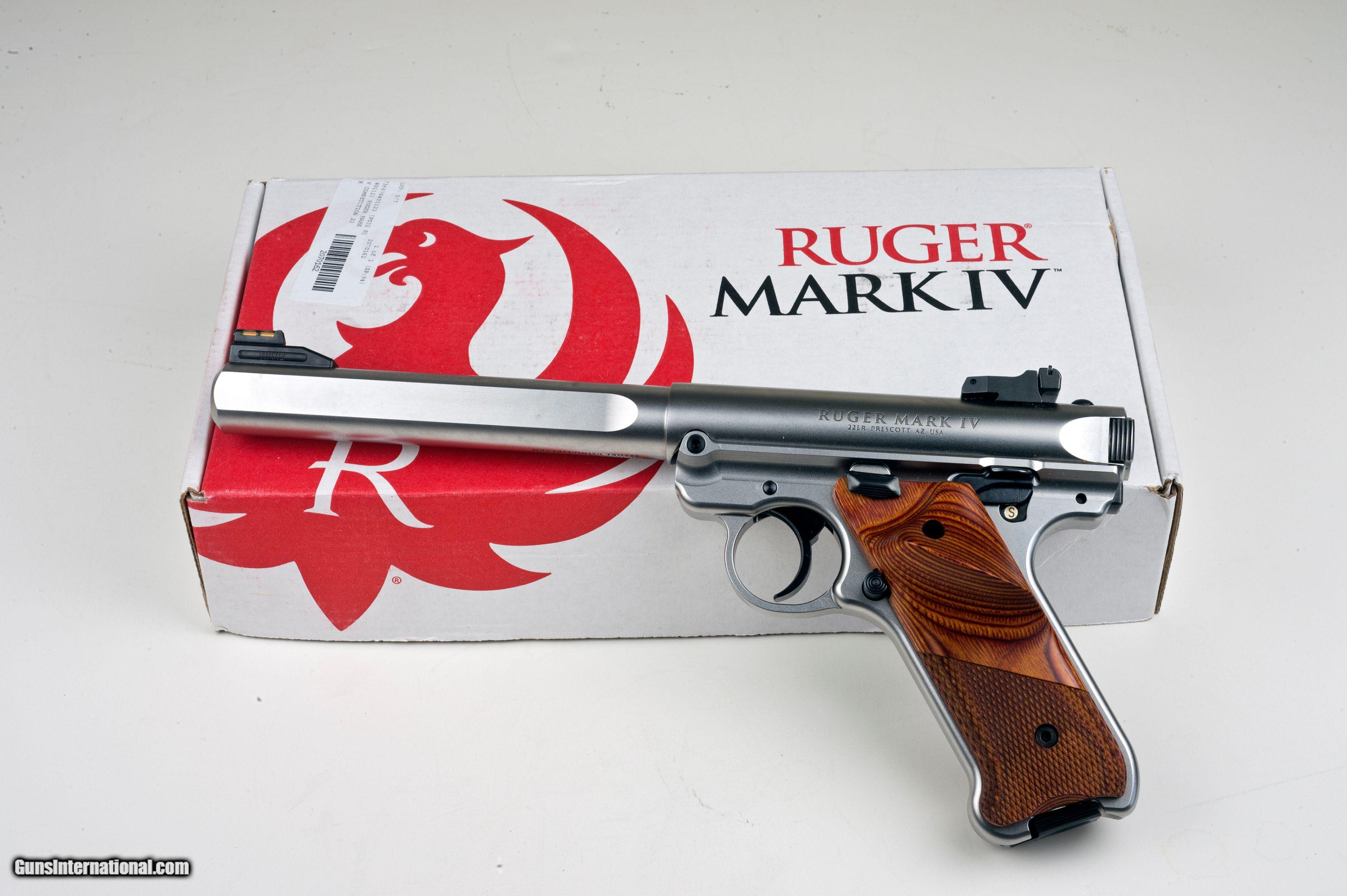 Ruger Mark Iv Competition 22 Lr Pistol