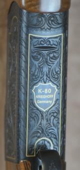 Krieghoff K80 "Blued Gold Superscroll" Skeet 12GA 30" (856) - 3 of 8