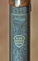 Krieghoff K20 Blued Gold Line Super Scroll Sporter 3 barrel set 20ga, 28ga, 410 (516) PSA East - 3 of 8