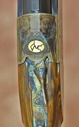 Krieghoff K80 Gold Lined Case Color Super Scroll with Briley Ultra Light Tubes12ga 32