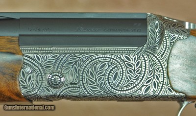Blaser F3 Custom Black Leaf Scroll Sporter 12ga 32