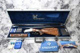 Krieghoff K80 Gold Lined Super Scroll Sporter 2 barrel set 12ga 32