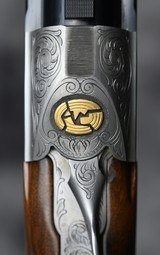 Krieghoff K80 Gold Lined Super Scroll Sporter 2 barrel set 12ga 32