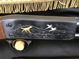 HAND ENGRAVED ITHACA 37 12 GA EMPLOYEE RETIREMENT GUN - 3 of 20