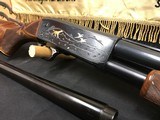 HAND ENGRAVED ITHACA 37 12 GA EMPLOYEE RETIREMENT GUN - 15 of 20