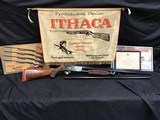 HAND ENGRAVED ITHACA 37 12 GA EMPLOYEE RETIREMENT GUN - 1 of 20