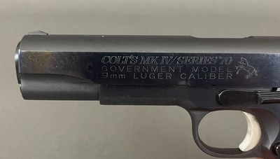 Colt Government Model Mark 1V Series 70 9mm Luger - Image 12 of 14