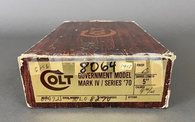 Colt Government Model Mark 1V Series 70 9mm Luger - Image 1 of 14