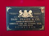 Danl Fraser Oak and Leather Rifle Case - 2 of 5