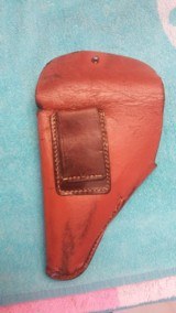 Original early WWII Navy Holster ERSATZ (paper) - 4 of 4