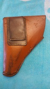 Original early WWII Navy Holster ERSATZ (paper) - 3 of 4