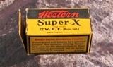 Western Super-X .22 WRF ammunition, full box