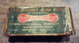*RARE* FULL BOX of REMINGTON - UMC KLEANBORE .32 SHORT RIM FIRE GREEN
