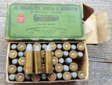 *VINTAGE* FULL BOX of REMINGTON / UMC .44 WINCHESTER, MARLIN, REMINGTON*BLACK POWDER*RIFLE CARTRIDGES 2OOGR. BULLET EXCELLENT! - 8 of 9