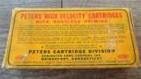 VINTAGE * FULL BOX*PETERS HIGH VELOCITY 250 SAVAGE100 GR. INNER BELTED SOFT POINT CENTER FIRE SMOKELESS CARTRIDGES - 2 of 10