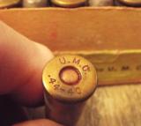 *RARE* BOX UMC CENTRAL - FIRE CARTRIDGES .44 CALIBRE for WINCHESTER RIFLE (44-40)
BLACK POWDER (37 CARTRIDGES) - 9 of 11