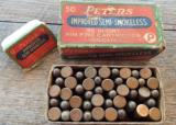VINTAGE PETERS ~ 32 SHORT RIM FIRE ~ LUBRICATED
"IMPROVED SEMI-SMOKELESS" #3202 NEARLY FULL BOX !
- 2 of 9