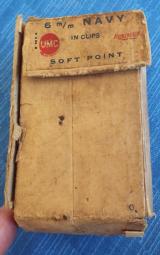 **RARE** ORIGINAL UMC 6mmNAVY AMMO BOXwith AMMO & STRIPPER CLIPS ~COLLECTORS DREAM!! - 3 of 12
