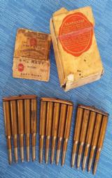 **RARE** ORIGINAL UMC 6mmNAVY AMMO BOXwith AMMO & STRIPPER CLIPS ~COLLECTORS DREAM!! - 1 of 12