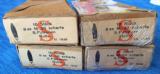 (4) BOXES NAZI AMMO WITH CLIPS~ 8mm M.30 sharfe S-Patronen Rottw.1938 (8x56R cal.) CLIPS & AMMO all NAZI MARKED - 6 of 8