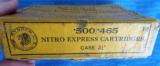 VINTAGE YELLOW 2-PIECE
KYNOCH BOX 500/465 NITRO EXPRESS CARTRIDGES
with (2) ORIGINAL CARTRIDGES - 6 of 10