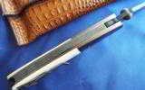 MARFIONE CUSTOM (MICROTECH) LIGHTFOOT LCC DOUBLE - ACTION VINTAGE IVORY & DAMASCUS
(Limited edition of 5 pieces) - 8 of 11