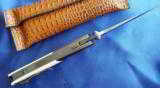 MARFIONE CUSTOM (MICROTECH) LIGHTFOOT LCC DOUBLE - ACTION VINTAGE IVORY & DAMASCUS
(Limited edition of 5 pieces) - 9 of 11