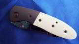 MARFIONE CUSTOM (MICROTECH) LIGHTFOOT LCC DOUBLE - ACTION VINTAGE IVORY & DAMASCUS
(Limited edition of 5 pieces) - 3 of 11