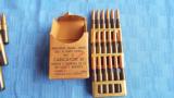 3 FULL BOXES VINTAGE ITALIAN CARCANO AMMO (1) BOX 6.5~1954 & (2) BOXES 7.35 ~1939 WITH STRIPPER CLIPS - 4 of 10