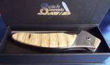 KERSHAW KNIVES / SANTA FE STONEWORKSMAMMOTH TUSKHANDLE KERSHAWDAMASCUS SHALLOT(SPRING ASSIST) (1840 DAM) NEW IN BOX!! - 3 of 7