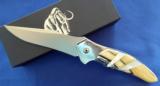 KERSHAW KNIVES / SANTA FE STONEWORKS
MAMMOTH TOOTH ~ MOTHER OF PEARL HANDLE
SHALLOT(SPRING ASSIST) (MOD 1840 ) NEW IN BOX!! - 1 of 7