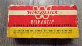 VINTAGE WINCHESTER 348 WINCHESTER SUPER SPEED SILVERTIP AMMO ~250 GRAIN EXPANDING FACTORY BULLETS (W 3483) - 1 of 10